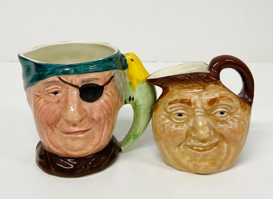 A selection of small character jugs including Royal Doulton - Image 8 of 8