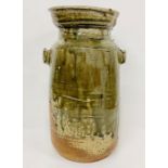 A studio pottery vase (H28cm)