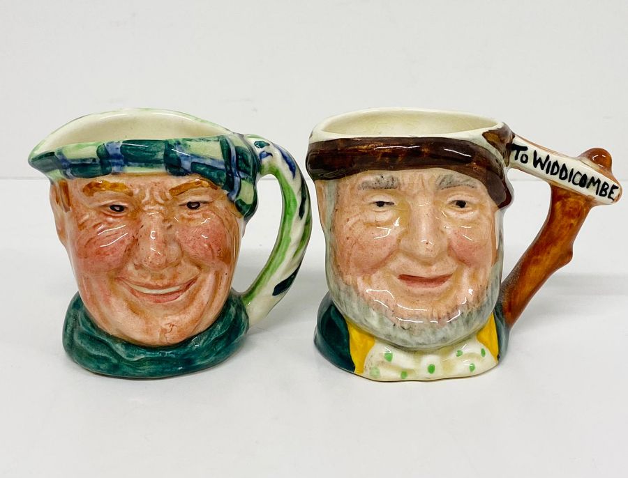 A selection of small character jugs including Royal Doulton - Image 6 of 8