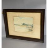 A 20th century English school, "Deben Waters", illegibly signed and dated 1933, watercolour, framed,