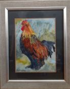 A rooster, signed: 'Macvickers', from the personal collection of the Oscar winning art director
