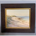 Robert Maclaurin (19th-20th century), 'View of sea shore' signed lower right, watercolour, framed (