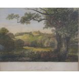 A pair of 19th century hand-coloured engravings of "St. Leonards Hill" (Windsor, Berkshire) by James