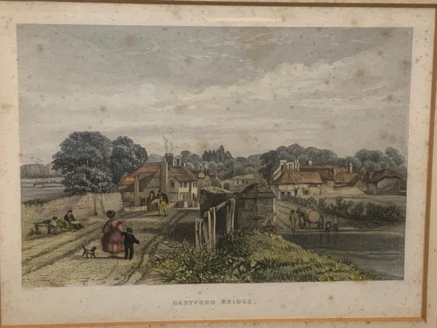 A selection of four english prints, Hartford bridge amongst them. (4) - Image 5 of 5