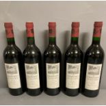 Five Bottles of 1994 Le Chatenet du Gautoul Cahors