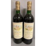 Two Bottles of 1994 Chateau de Mercues Cahor