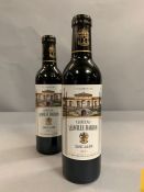 Two Bottles of 2011 375ml Chateau Leoville Barton Saint Julien