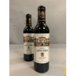 Two Bottles of 2011 375ml Chateau Leoville Barton Saint Julien