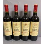 Four Bottles of 2017 Vieux Remparts Saint Emillion