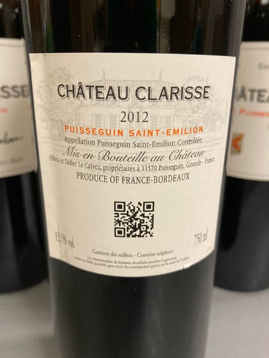 Eight Bottles of 2012 Chateau Clarisse Puisseguin Saint Emilion - Image 3 of 3