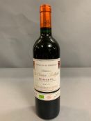 A Bottle of 2012 Chateau La Croix Taillefer Pomerol