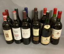 A Mixed case of twelve red wines (Please see photos of labels)
