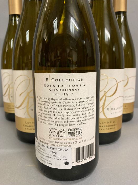 Six Bottles of 2015 Raymond Chardonnay - Image 2 of 3