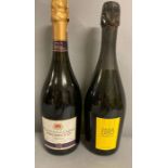 Prosecco: Bottle of Coneyliano and a Bottle of Pava Diso