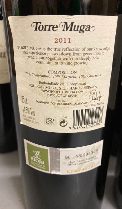 Eleven Bottles of 2011 Torre Muga Rioja - Image 3 of 3