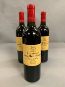 Three Bottles of Chateau Leoville Poyferre Saint Julien 2005