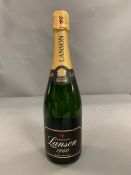 A Bottle of Lanson Black Label Champagne