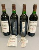 Four Bottles of 1993 Chateau Les Rigalets Cahors