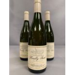 Three Bottles of 2006 Pouilly Fume Domaine de Bel Air