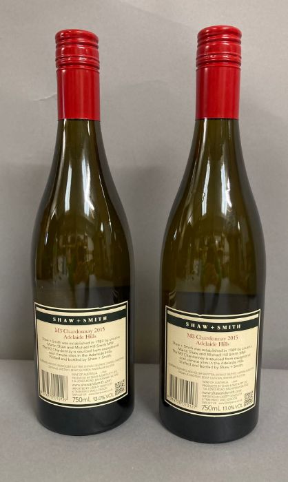 Two bottles of Shaw & Smith M3 Chardonnay Adelaide Hills 2015 - Image 2 of 2