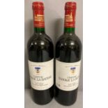 Two Bottles of 1997 Chateau Ramage La Battise Haut Medoc