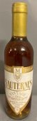 A 375ml bottle of 2000 Vintage Marsh Estate Sauternes