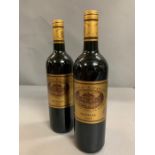 Two Bottles of 2009 Chateau Batailley Grand Cru ClassePauillac