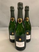 Thee bottles of 2005 Bollinger La Grand Annee