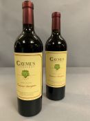 A Bottle of 2010 Caymus Vineyards Cabernet Sauvignon