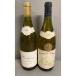 Two Bottles of white wine (See Photos for labels)