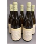 Five Bottles of 2000 Chassagne Montrachet 1er Cru Les Chenevottes white burgundy wine