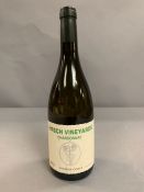 A bottle of 2012 Hirsch Vineyards Chardonnay