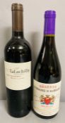 A Bottle of 2008 Reserve Domaine d'Aubaret and a bottle of 2002 Tatachille