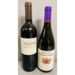 A Bottle of 2008 Reserve Domaine d'Aubaret and a bottle of 2002 Tatachille