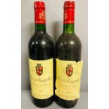Two Bottles of 1996 Clos De Templiers Pomerol