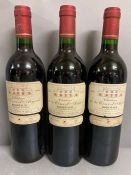 Three Bottles of 1994 Chateau de la Tour d'Argent Bordeaux