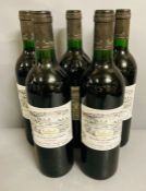 Five Bottles of 1990 Chateau de Chambert Cahors.