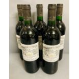 Five Bottles of 1990 Chateau de Chambert Cahors.