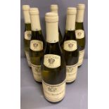 Six Bottles 2011 of Puligny Montrachet Louis Jadot