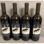 Four Bottles of Lau Barbera 2004 wine