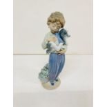 A Boxed Lladro porcelain figurine "My Buddy" model no 7609