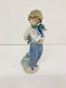 A Boxed Lladro porcelain figurine "My Buddy" model no 7609