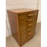 A Teak Heals Mid Century Multi drawer unit (H 77cm x D 46 cm x W 51 cm)