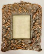 A bronze frame