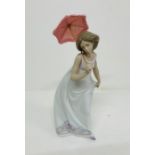 A Boxed Lladro porcelain figurine "Afternoon Promenade" No 7636
