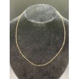 An Extra Fine 18ct gold necklace (Total Weight 1.8g)