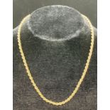 A 9ct rope necklace (3.7g Total Weight)