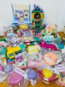 A Large selection of Polly Pocket toys and collectables