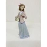 A Boxed Lladro porcelain figurine "Innocence in Bloom" No 7644