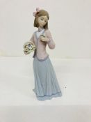 A Boxed Lladro porcelain figurine "Innocence in Bloom" No 7644